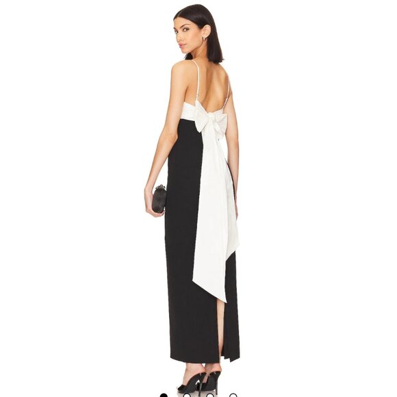 REVOLVE Black and White Maxi Dress - Picture 1 of 9